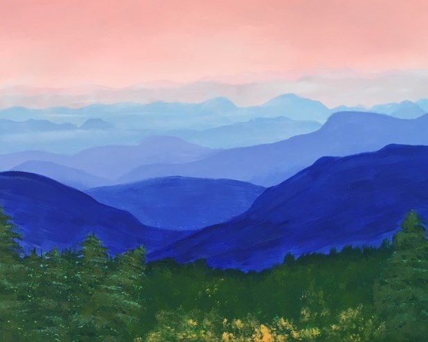 Our Blue Ridge Mountain Sunset Paint Party Staunton Va Iagoarts